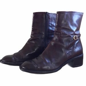 Valentina Rangoni Italian Brown Leather Boots